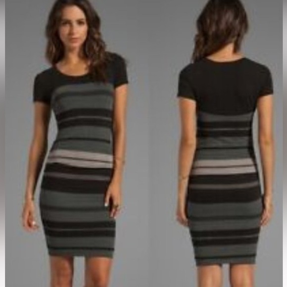 James Perse Dresses & Skirts - James Perse  Relaxed Strip T- shirt dress